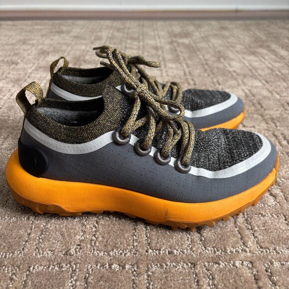 Allbirds Women's Trail Runners SWT Sneakers Size 6 Gray Orange Run Lightly Used